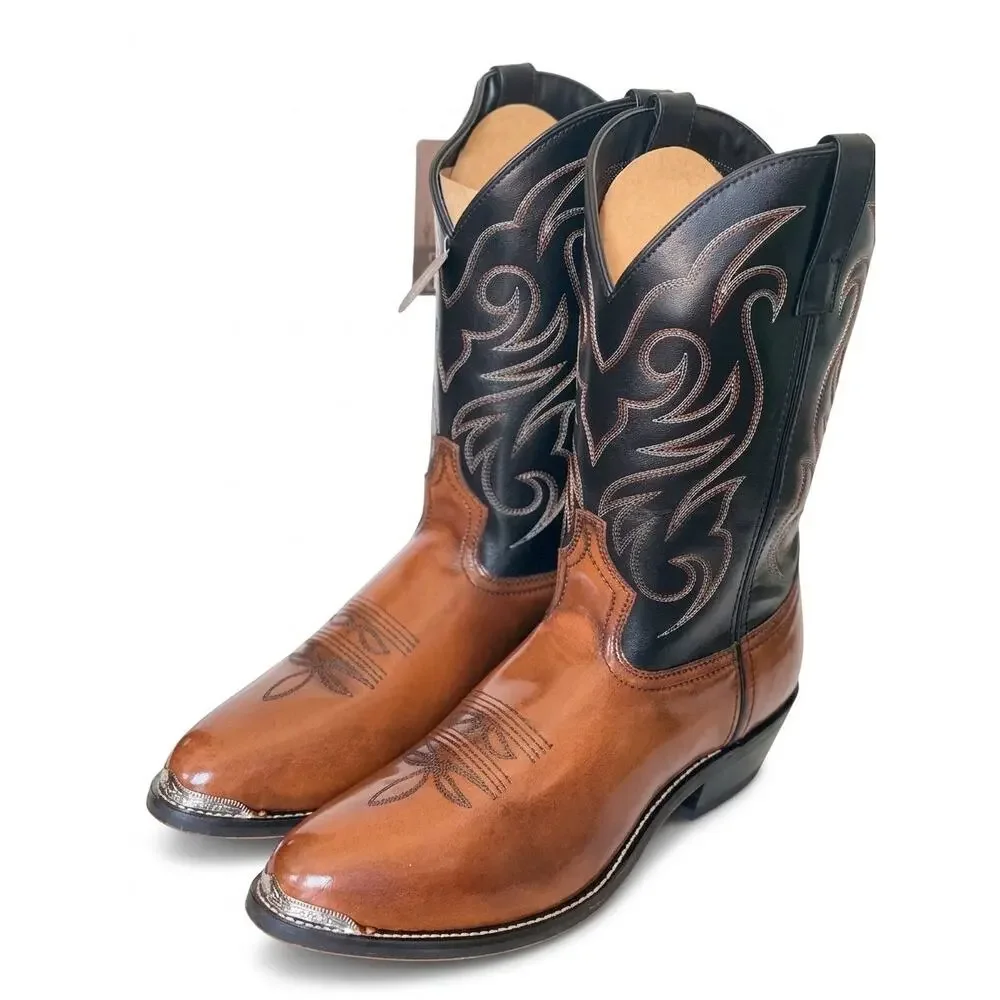 Laredo Mens Nashville Block Heel Cowboy Boots 12D